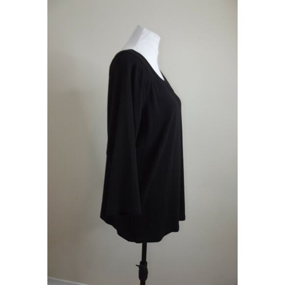 RAFAELLA STUDIO Womens Knit Pullover TOP - Size 2X - Black - Picture 9 of 10